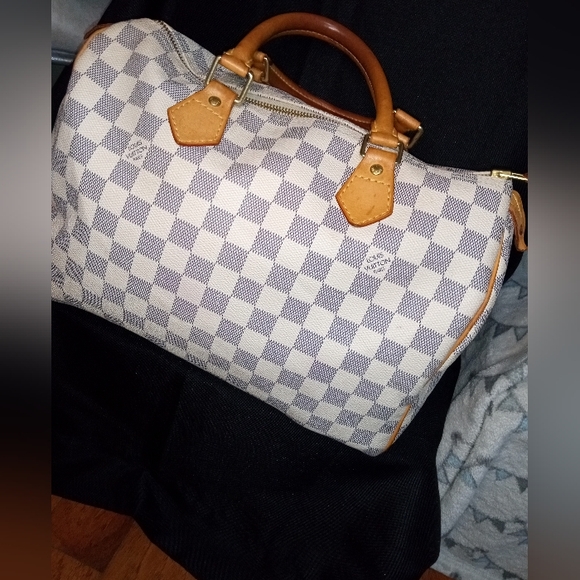 Louis Vuitton Handbags - LOUIS VUITTON SPEEDY 30 AZURE EXCELLENT CONDITION